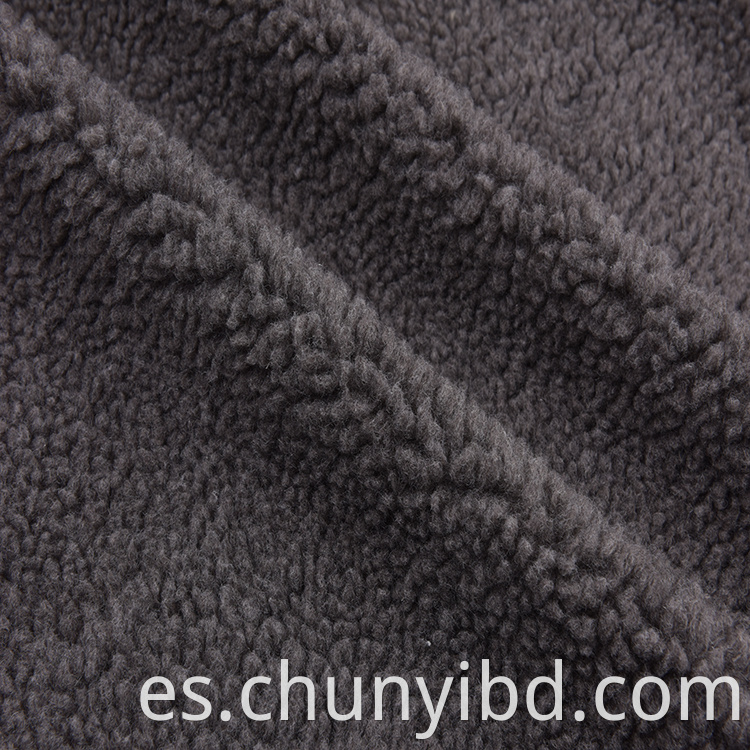 Fabricante Costa de tela de vellón Sherpa de calidad de calidad